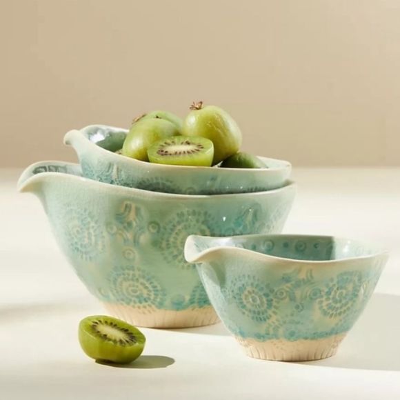 NIB Anthropologie Old Havana Measuring Cups -Set of 3 - Picture 6 of 7